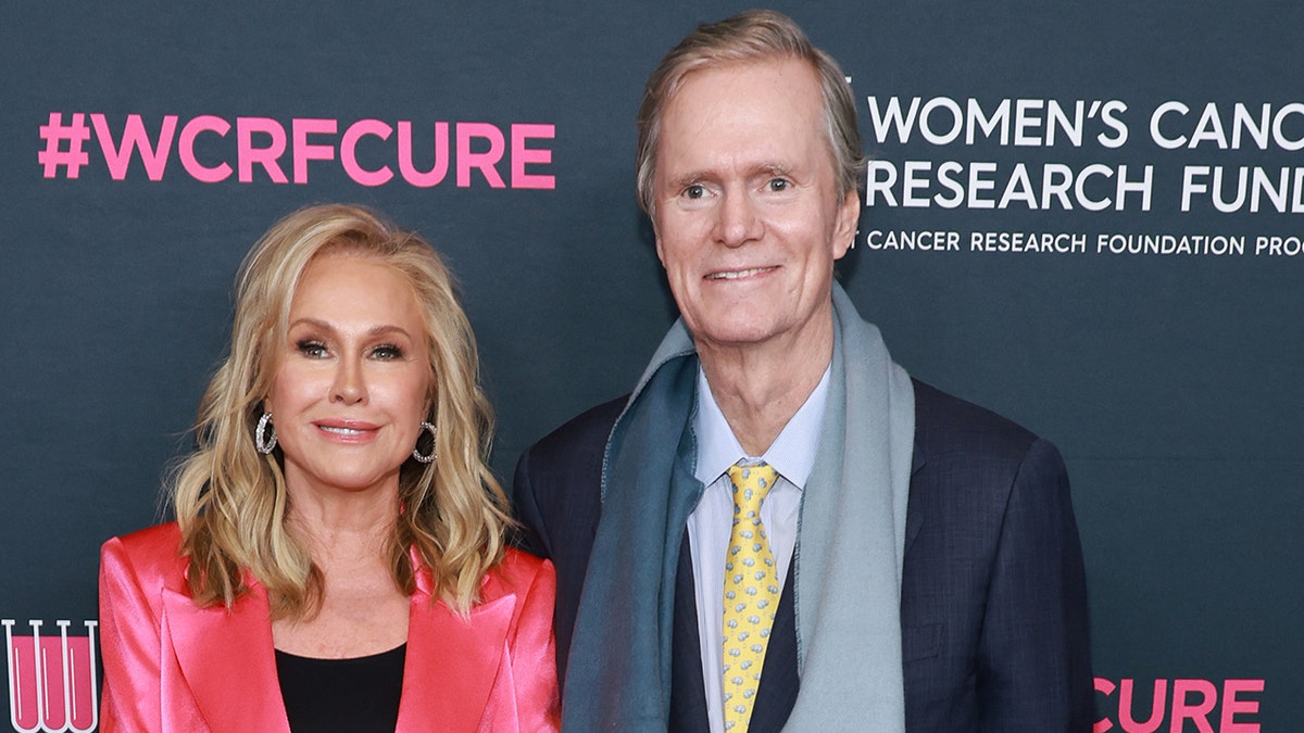 Kathy Hilton and Rick Hilton at an event for breast cancer