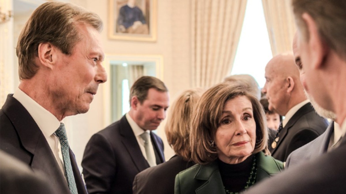 Nancy Pelosi travels to Luxembourg