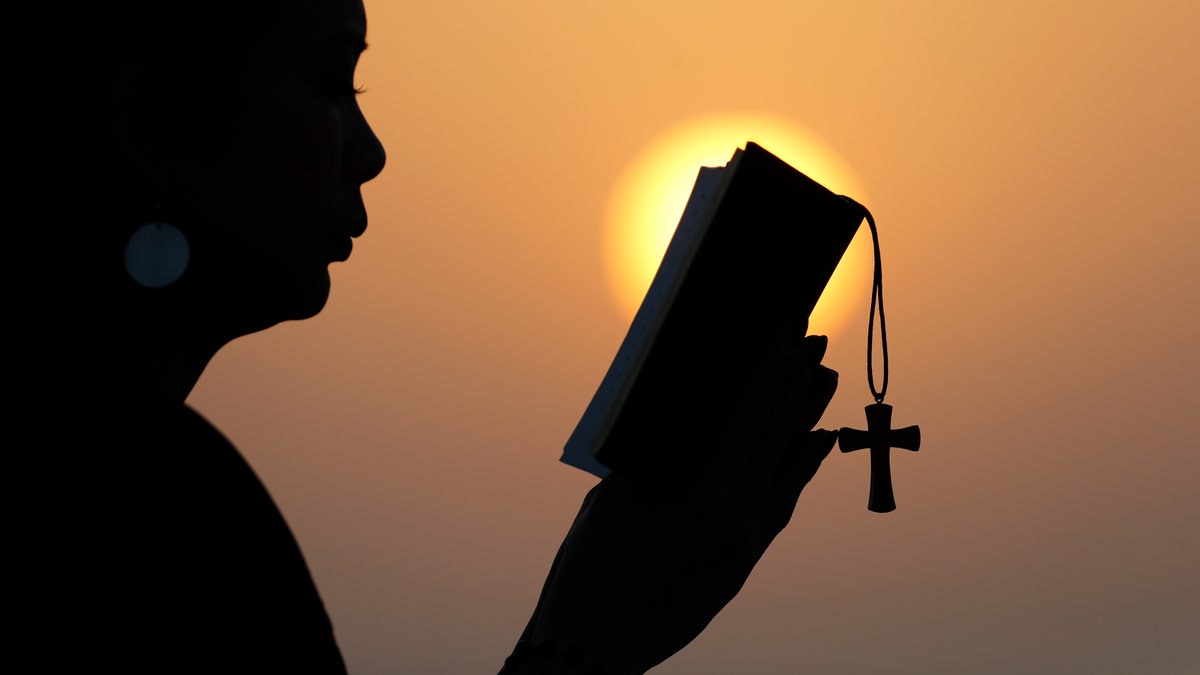 Woman praying