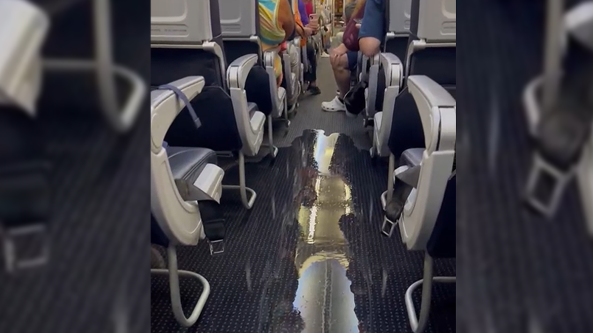 american airlines flight flood