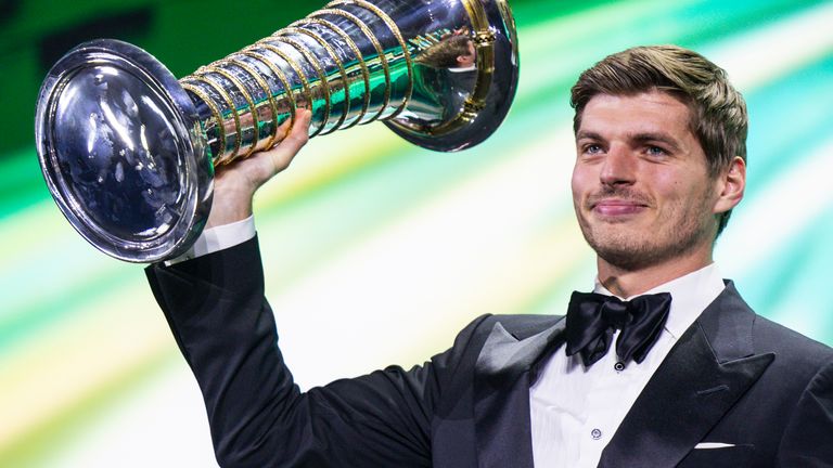 VERSTAPPEN Max, Red Bull Racing, FIA Formula 1, portrait during the 2024 FIA Awards Ceremony, on December 13, 2024 at BK Arena, in Kigali, Rwanda - Photo Julien Delfosse / DPPI