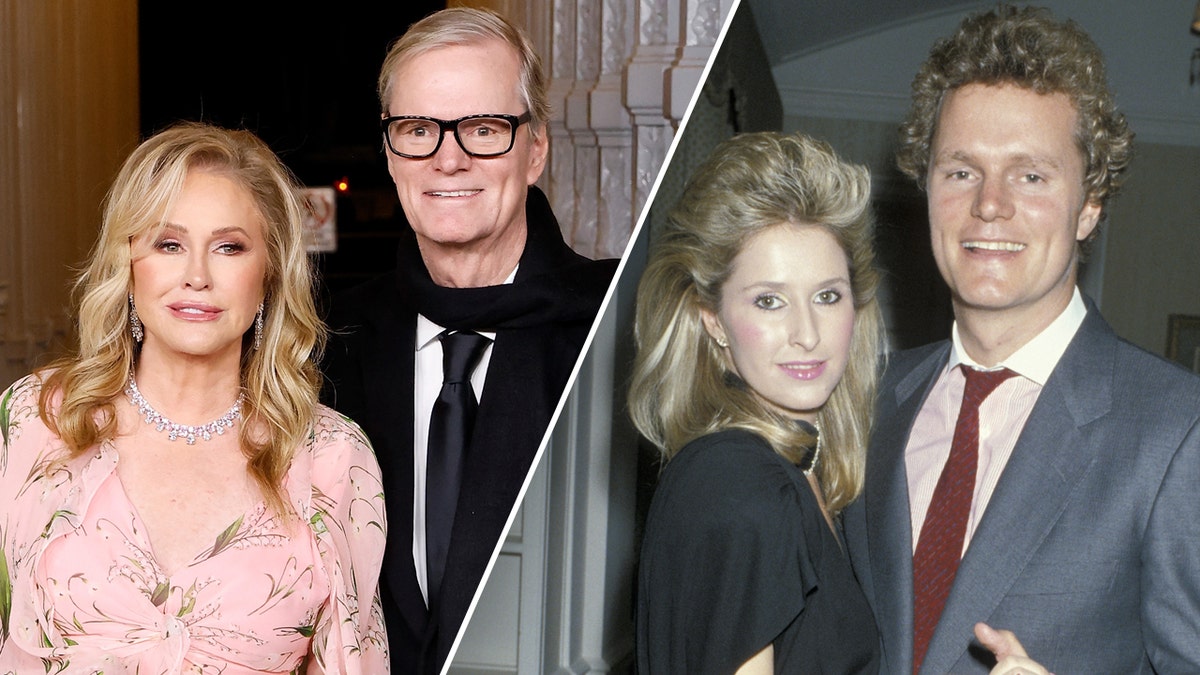 Kathy Hilton and Rick Hilton then and now split