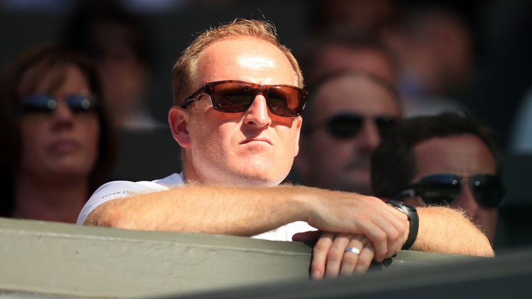 Matt Little during day two of the Wimbledon Championships at the All England Lawn Tennis and Croquet Club, Wimbledon.