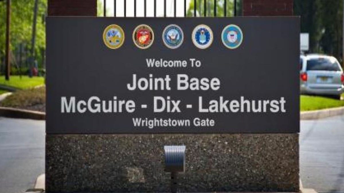 The Wrightstown Gate at Joint Base McGuire-Dix-Lakehurst in New Jersey