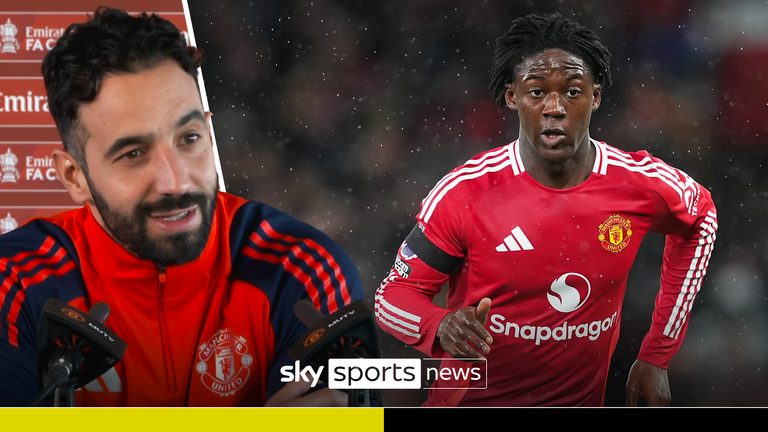 Ruben Amorim responds to Kobbie Mainoo speculation.