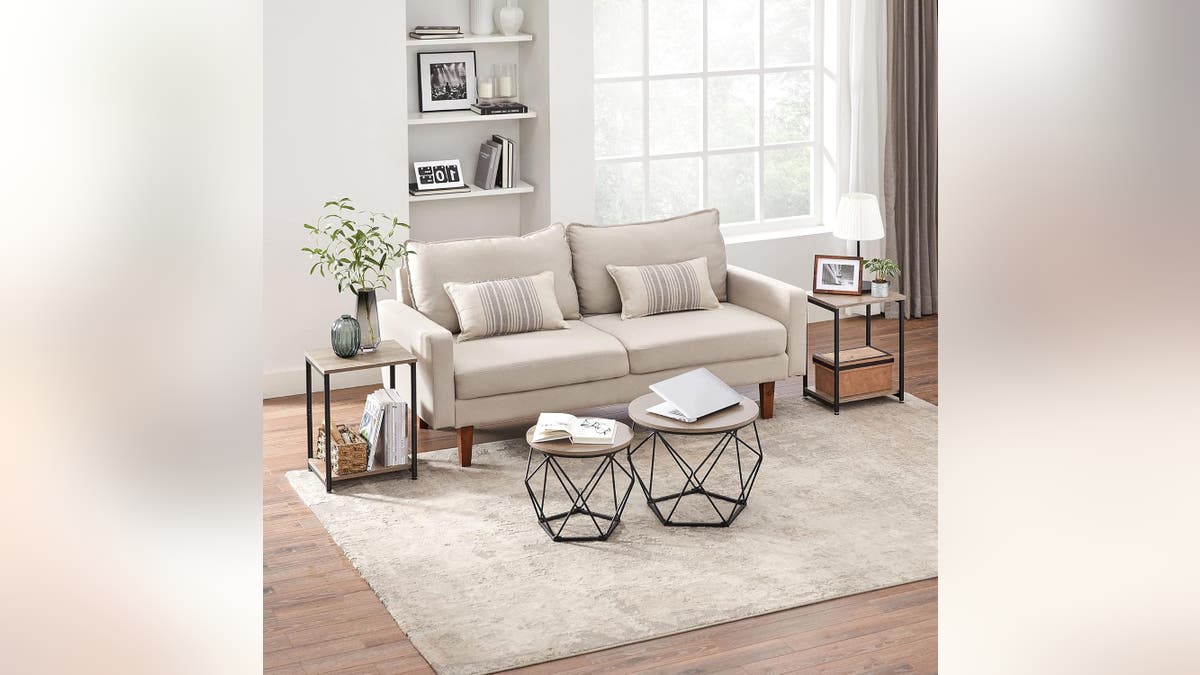 The perfect subtle side tables. 