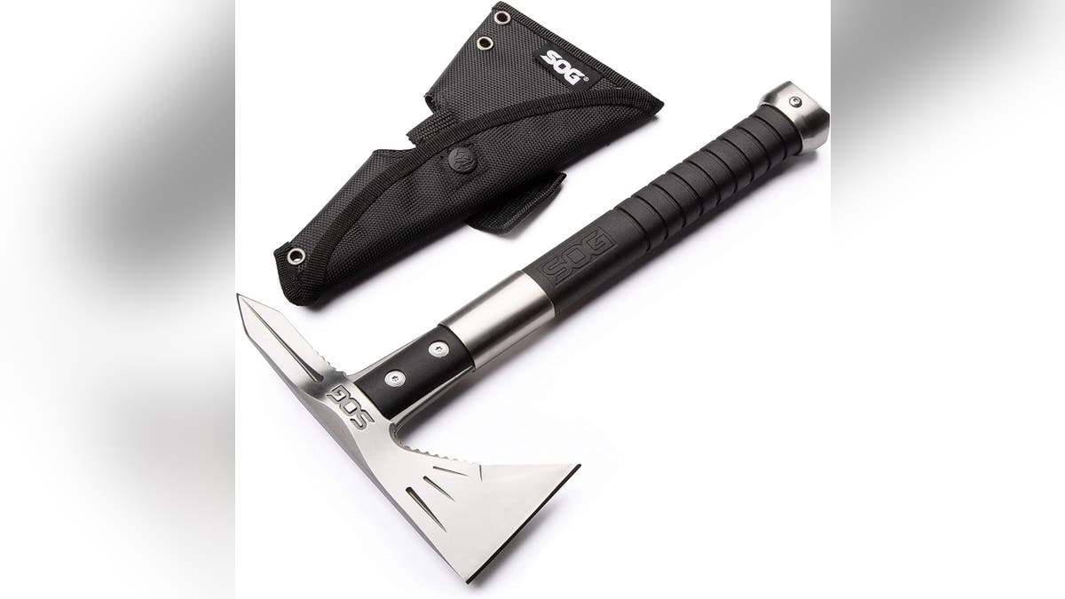 This small hatchet is great for camping and hunting. 