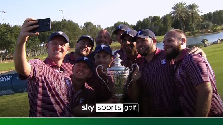 Justin Rose and Great Britain and Ireland at Team Cup