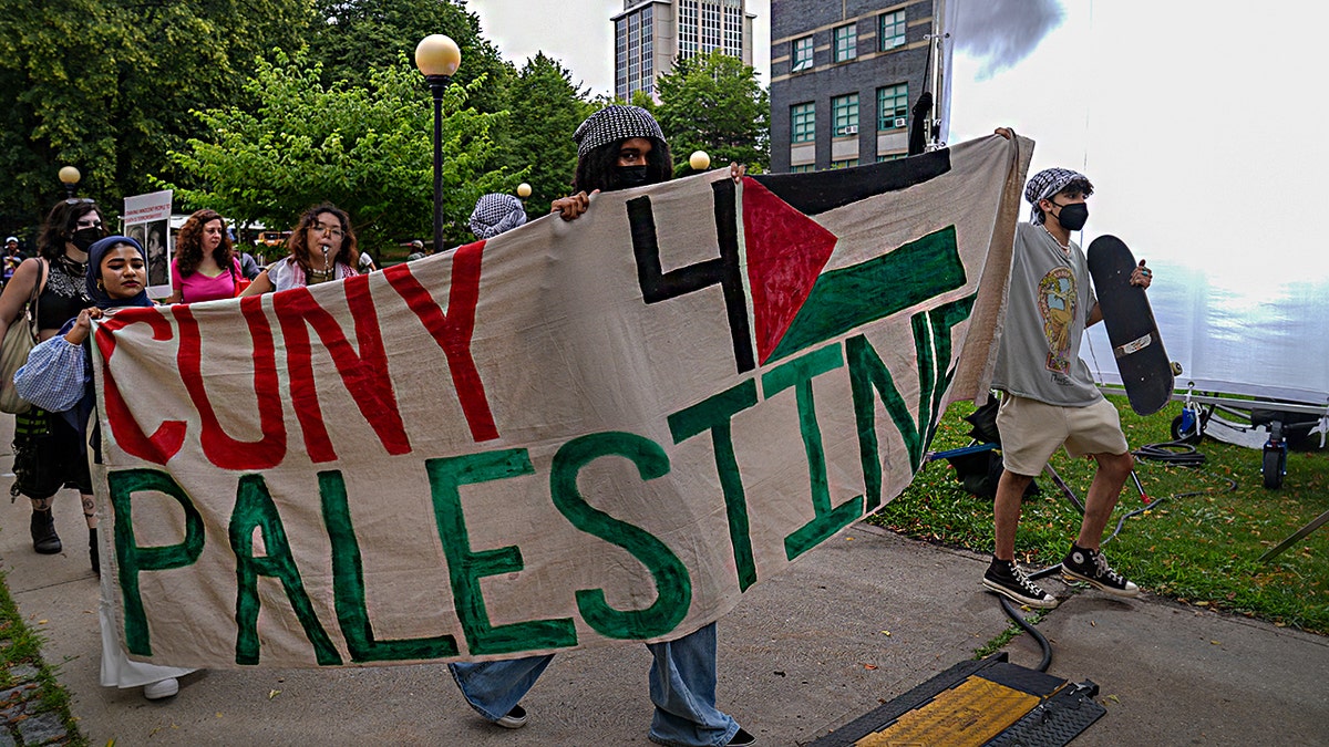 CUNY 4 Palestine protest