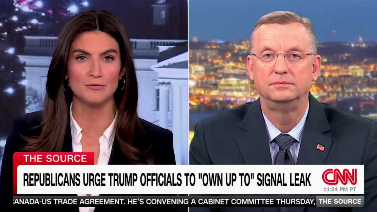 Kaitlan Collins and Doug Collins split