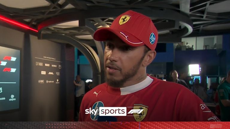 Ferrari's Lewis Hamilton was despondent after finishing seventh at the Saudi Arabian Grand Prix.