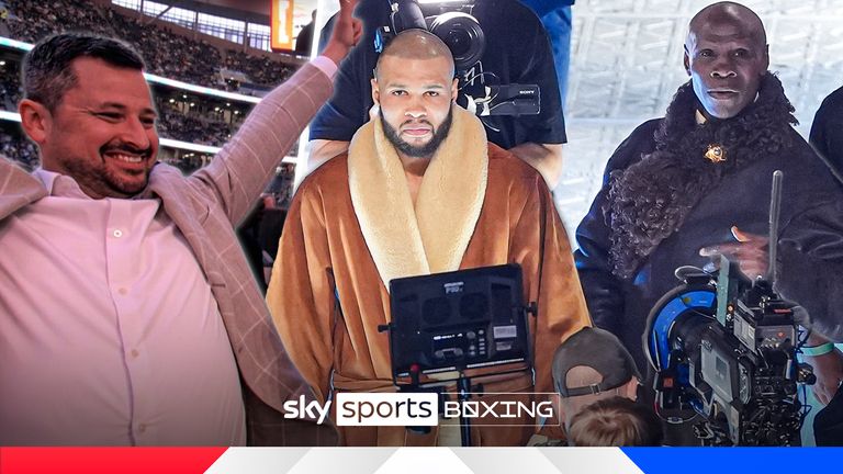 Sky Sports team stunned by Eubank Snr's EPIC arrival with son