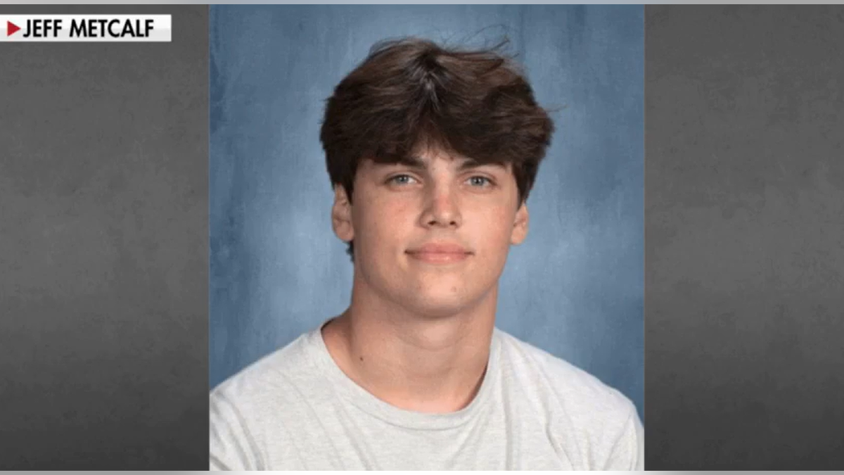 Austin Metcalf’s father, Jeff Metcalf, speaks about the stabbing death of his son at a high school track meet.
