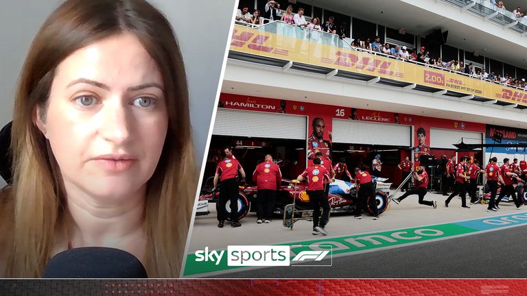 Speaking on the F1 Show podcast, former Aston Martin strategy engineer Bernie Collins explains why Lewis Hamilton and Charles Leclerc found Ferrari's race strategy frustrating at the Miami Grand Prix. 