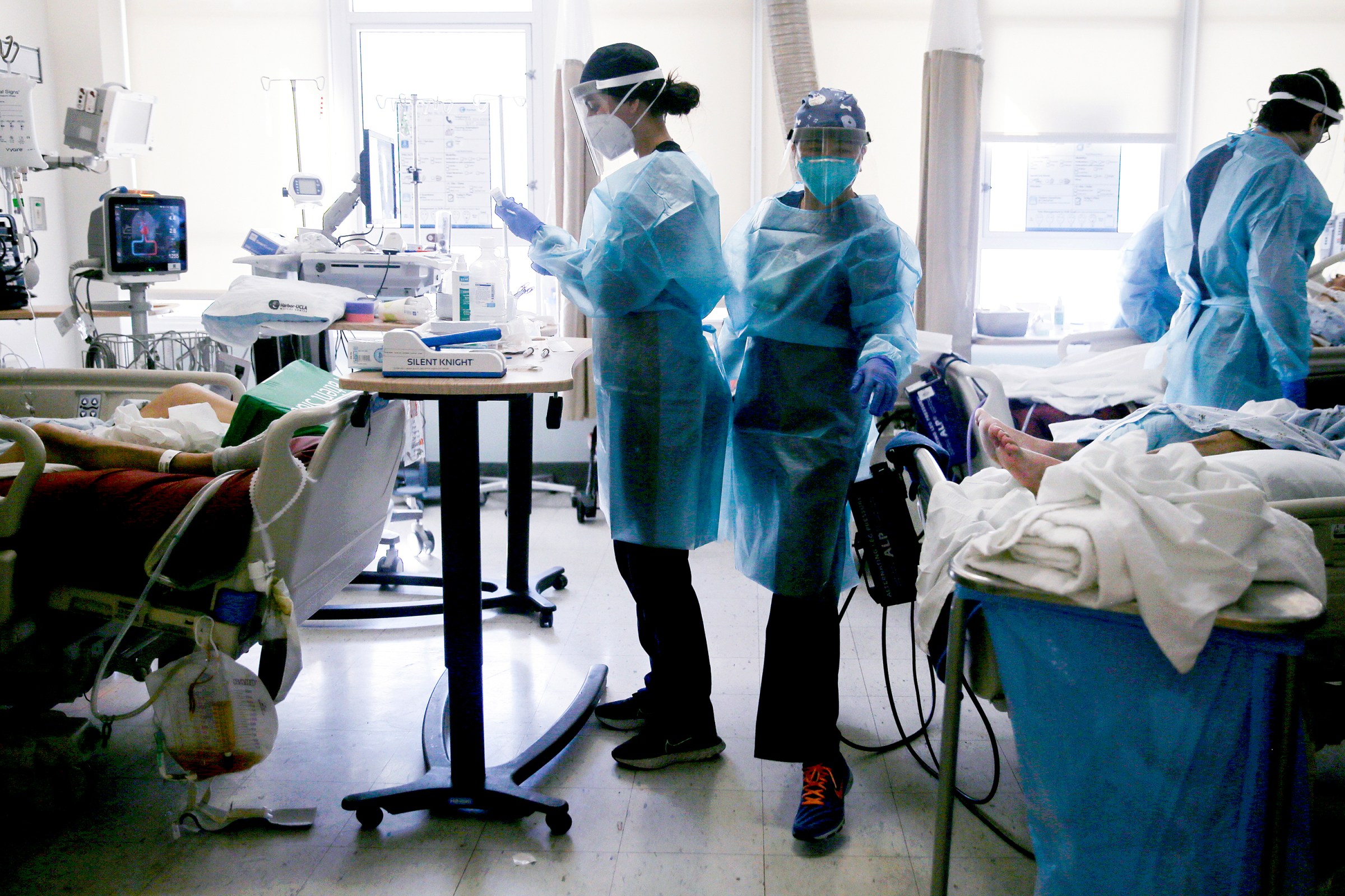 Hospital room during Covid