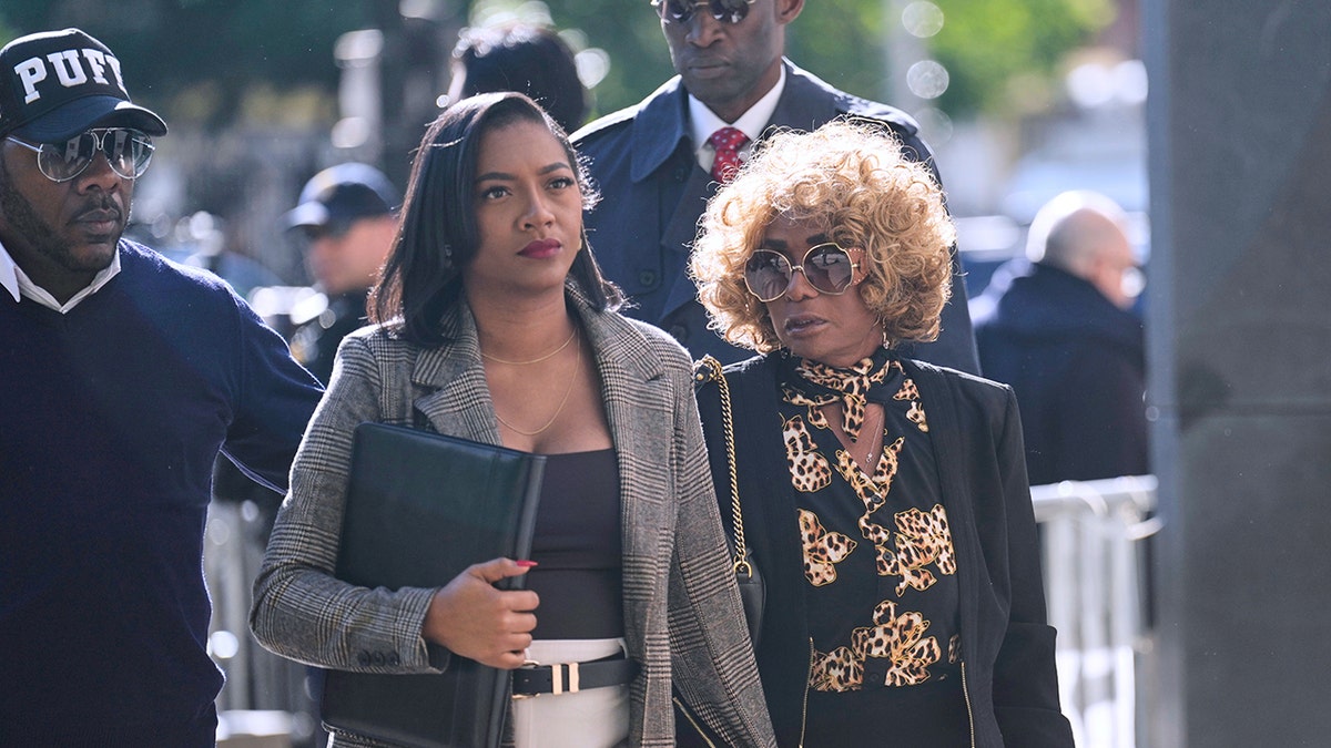 Mother of P. Diddy Janice Combs shows up for the first day of his trial.