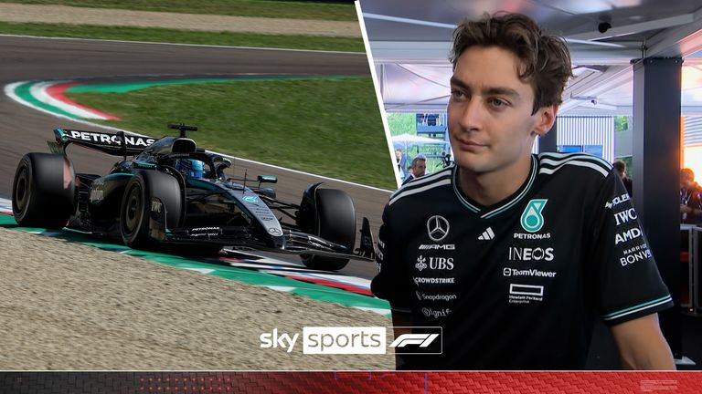 'We were dead slow' | George Russell left frustrated with Mercedes car after failing to pole at Emilia Romagna