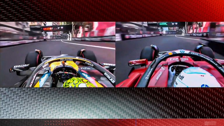 lando Norris and Charles Leclerc