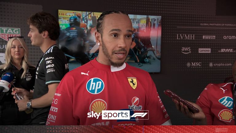 Ferrari's Lewis Hamilton was despondent after only finishing fifth at the Monaco Grand Prix.