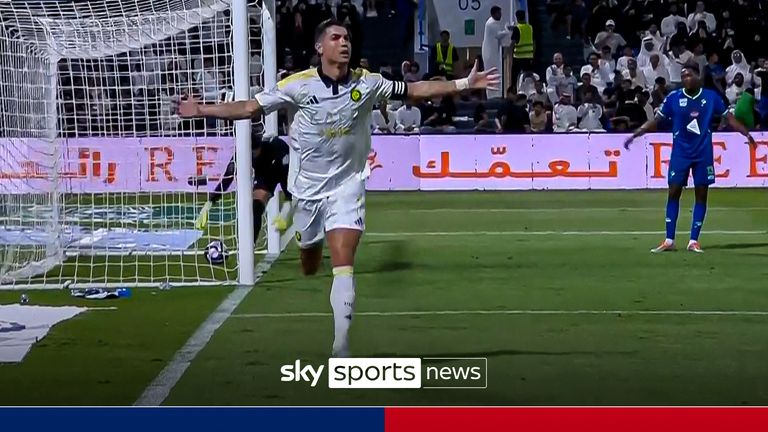 Cristiano Ronaldo scores for Al-Nassr