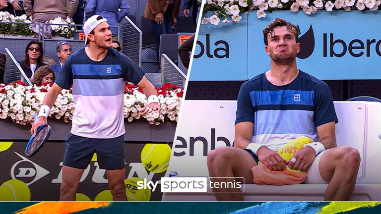 Jack Draper in Madrid Open