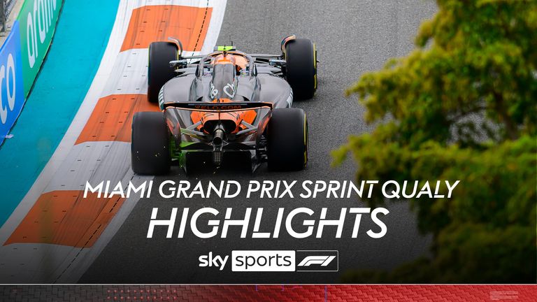 Sprint Qualifying highlights of the Miami Grand Prix from the Miami International Autodrome.