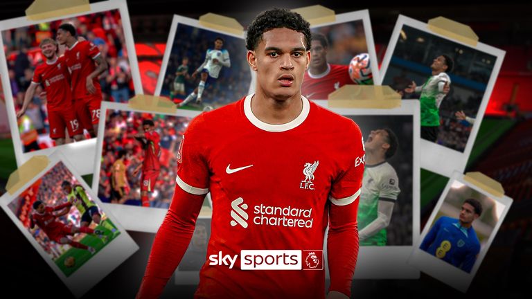A look at Jarell Quansah's best moments from his debut season in the Premier League after the Liverpool defender was called up for England's provisional squad for Euro 2024. SOCIAL THUMB 