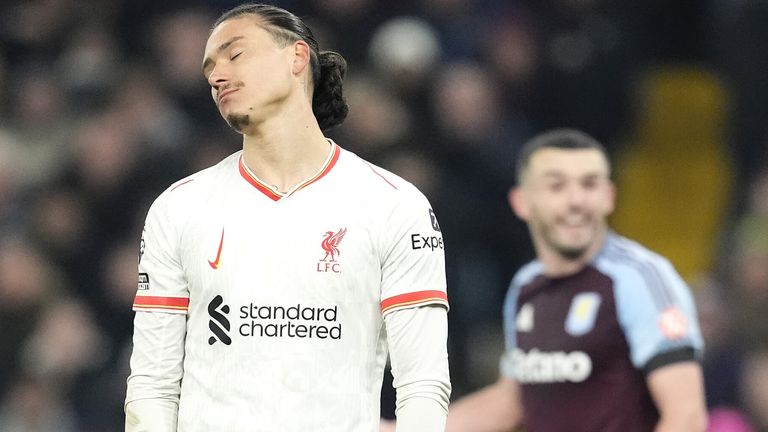 Liverpool's Darwin Nunez 