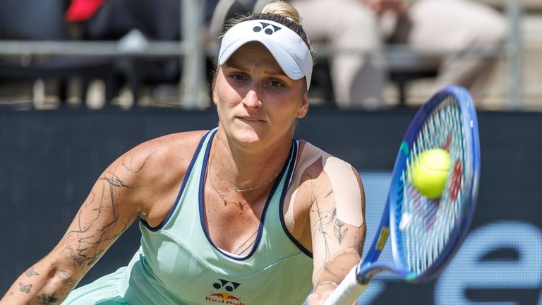 Marketa Vondrousova upset world No 1 Aryna Sabalenka to reach her first final since winning the Wimbledon title in 2023