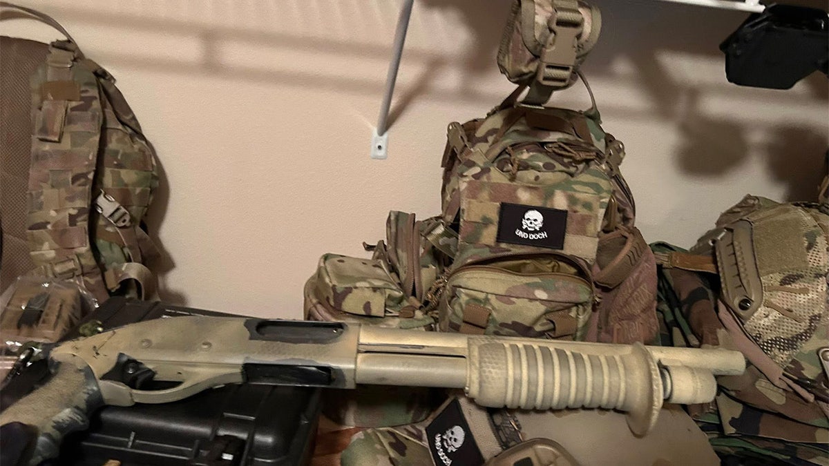 Military gear found in the home in Washington state