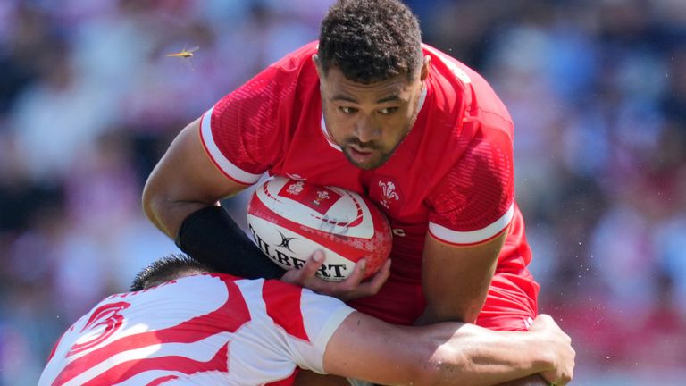 Taulupe Faletau made his 109th international appearance in Wales' defeat by Japan