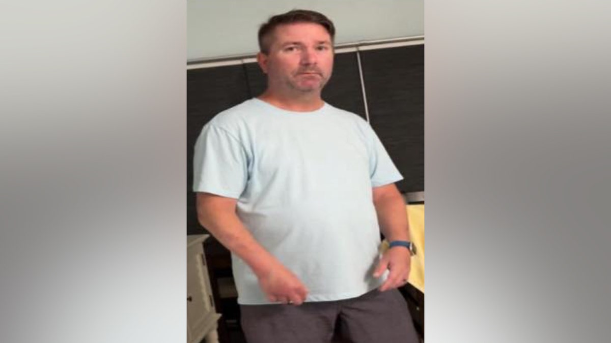 Brian Tarrence wearing a t-shirt