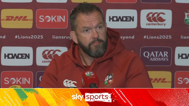 British and Irish Lions: Andy Farrell coy about team selection