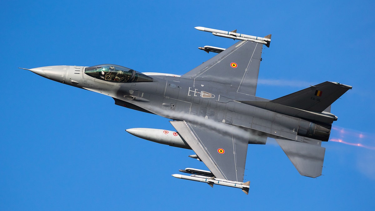 An F-16 military aircraft