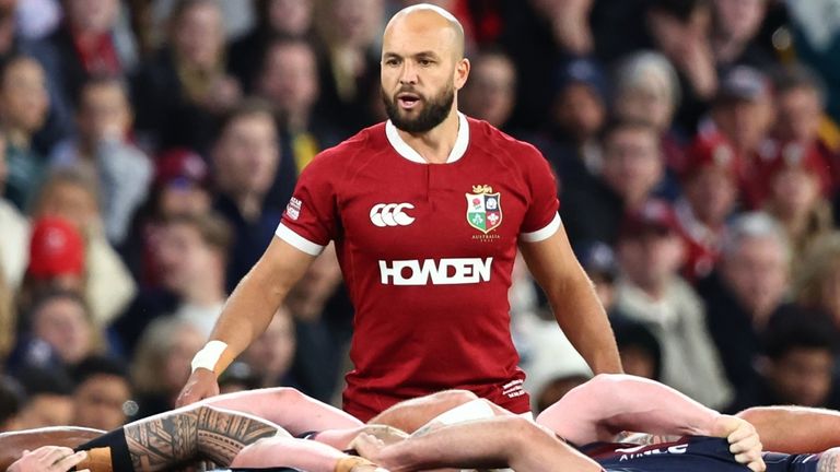 Jamison Gibson-Park during the Lions tour match at the Suncorp Stadium, Brisbane