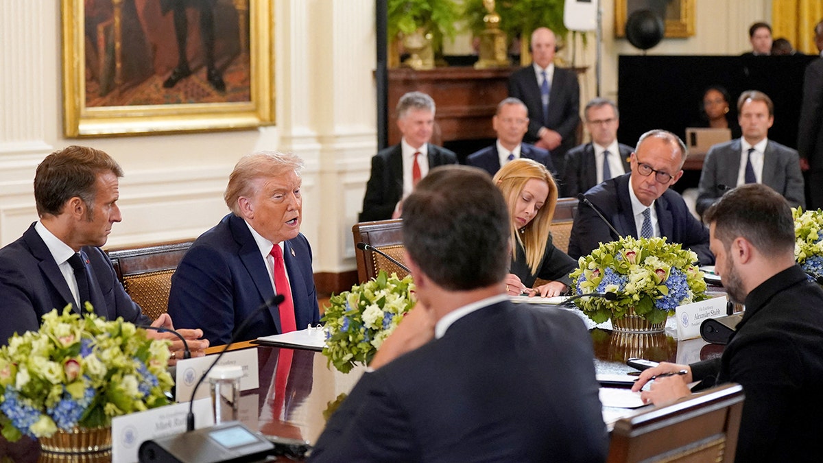 Trump meets with Zelenskyy and other European leaders
