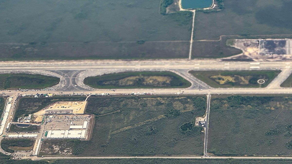 Alligator Alcatraz aerial view