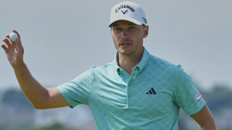 Rasmus Hojgaard of Denmark 