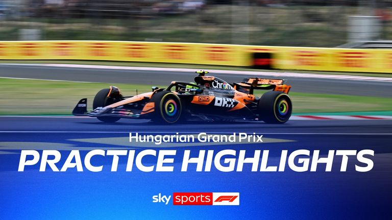 Highlights from Friday's practice sessions at the Hungarian Grand Prix.