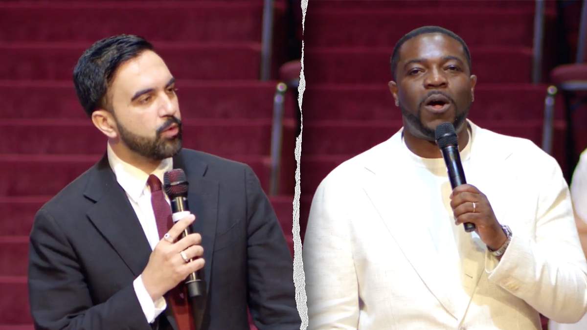 New York City socialist mayoral candidate Zohran Mamdani delivered a politically charged sermon Sunday at Rev. Stephen A. Green's Greater Allen AME church.