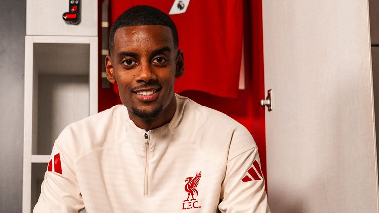 Alexander Isak has joined Liverpool