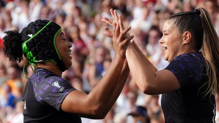 Jess Breach (R), England Red Roses, Women's Rugby Union World Cup