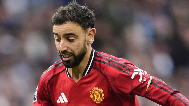 Manchester United's Bruno Fernandes