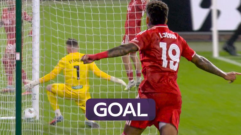 Igor Jesus gets first his goal as Ange Postecoglou's side take the lead