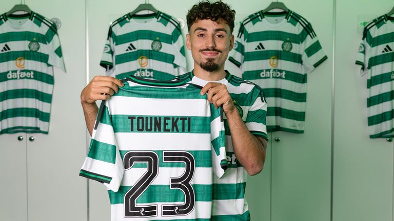 Celtic have signed Sebastian Tounekti from Hammarby in a £5.2m deal