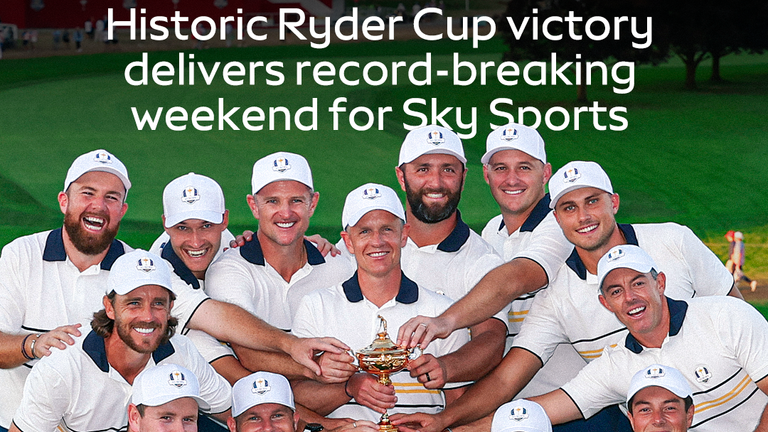 Central to the weekend was the 2025 Ryder Cup which created history on and off the course with a record-breaking 5 million viewers tuning in
