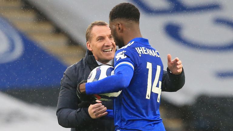 Celtic boss Brendan Rodgers will be reunited with Iheanacho after their time together at Leicester City