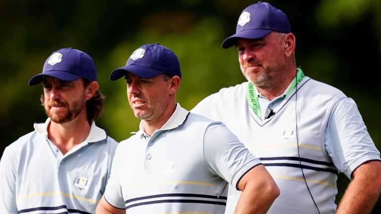 Rory McILroy, Tommy Fleetwood, Thomas BJorn