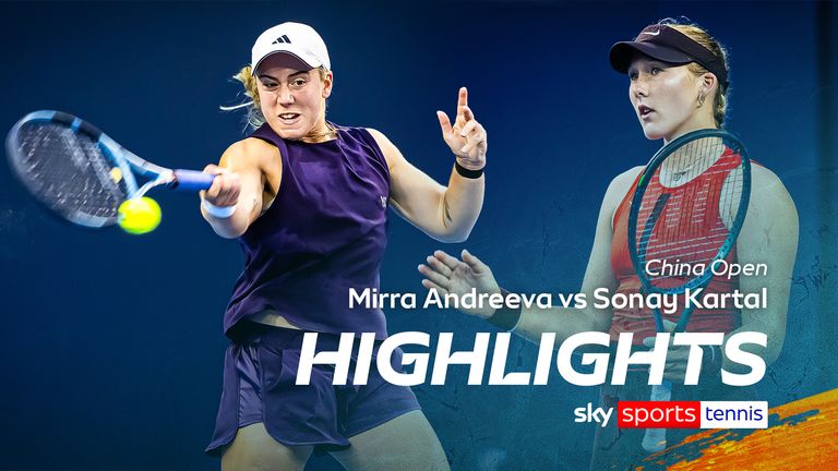 Sonay Kartal vs Mirra Andreeva in the China Open