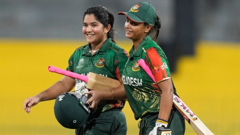 Women’s Cricket World Cup 2025: Bangladesh cruise to a seven-wicket victory over Pakistan in Colombo, Sri Lanka | Cricket News